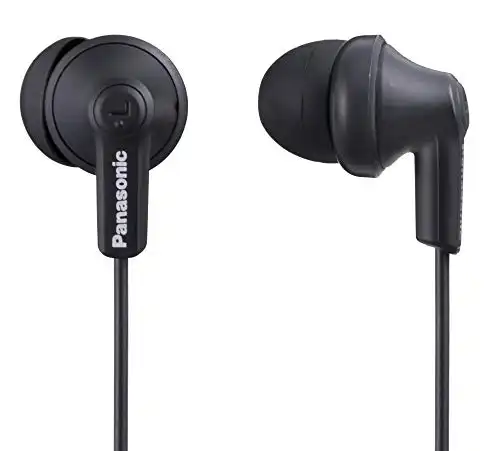 Panasonic ErgoFit In-Ear Earbud Headphones RP-HJE120-KA