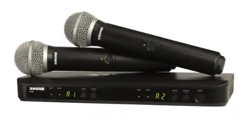 Shure BLX288/PG58 Dual Channel Wireless Microphone System