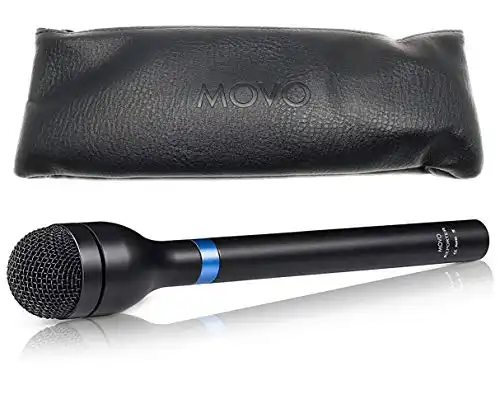 Movo HM-M2 Dynamic Omnidirectional Handheld Interview Microphone