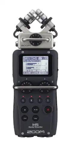 Zoom H5 4-Track Portable Recorder for Audio for Video, Music, and Podcasting