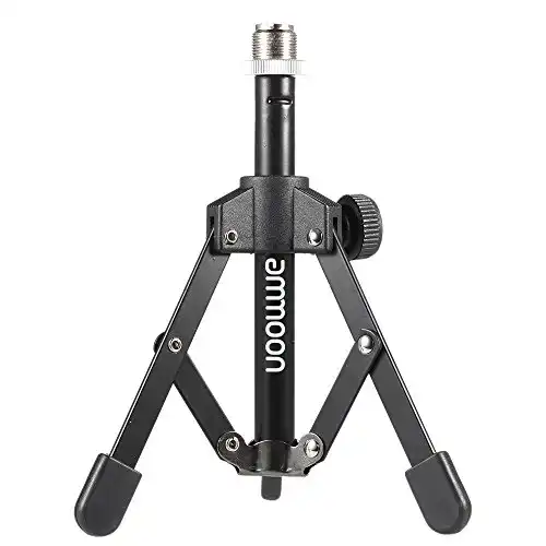 Ammon Foldable Tripod Microphone Desk Stand