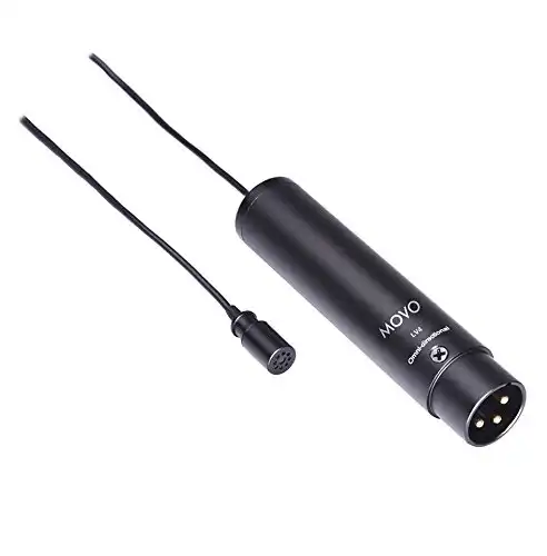 Movo LV4-O Omnidirectional XLR Lavalier Microphone