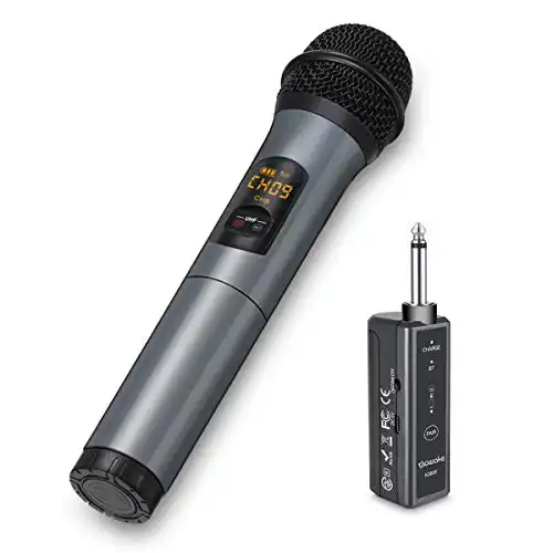 10 Channel UHF Wireless Bluetooth Microphone System
