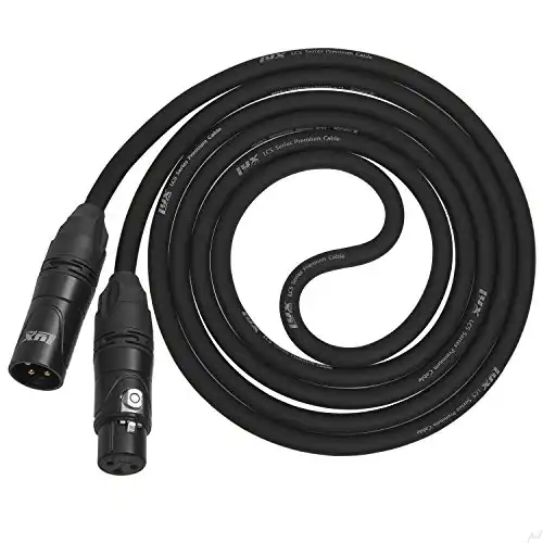 LyxPro 6 Feet XLR Microphone Cable