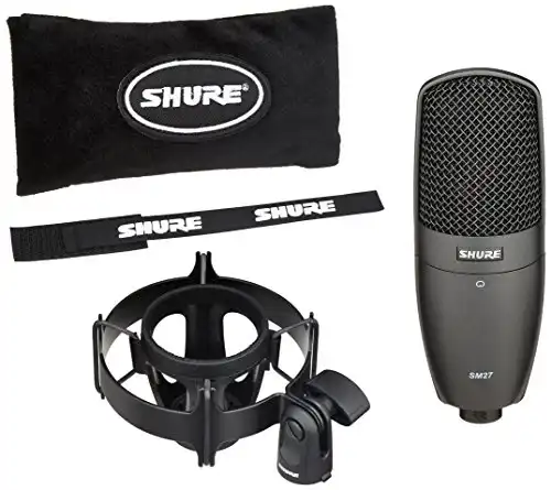 Shure SM27-SC Professional Large Diaphragm Cardioid Condenser Microphone